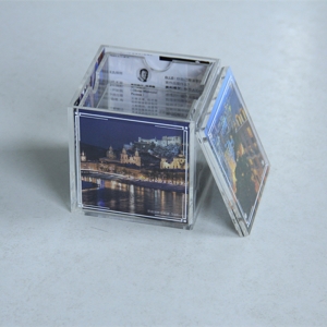 perspex logo cubo acrilico cubo stampa