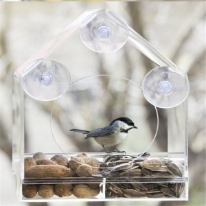 Gabbie di uccelli acrilici nidificano il nido porta casa 