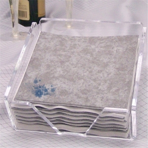 scatola quadrata del tessuto acrilico del produttore della porcellana per l'hotel / ristorante / casa 