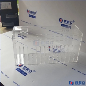 Porta scatola dispenser trasparente in acrilico 