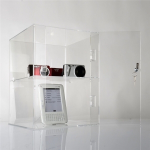 L'acrilico trasparente a 2 piani mette in vetrina un grande armadio per esposizione in lucite 