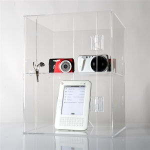 L'acrilico trasparente a 2 piani mette in vetrina un grande armadio per esposizione in lucite 