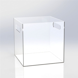 scatola di immagazzinaggio trasparente in vinile acrilico 