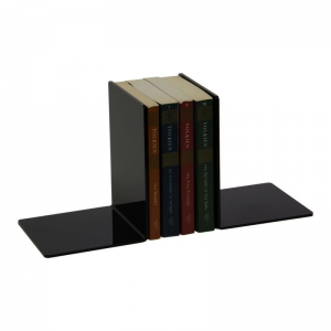 fermalibri in acrilico plexiglass personalizzati per esposizione di libri in acrilico nero per uso domestico 