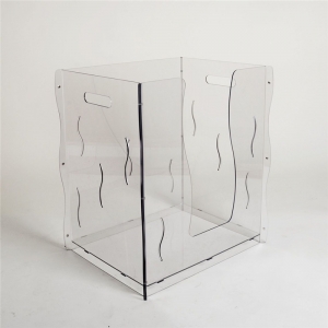 vetrine al dettaglio in acrilico trasparente all'ingrosso per cuscino 