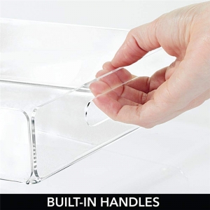 vassoi di servizio in plexiglass trasparente di alta qualità per il commercio all'ingrosso 
