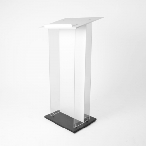 il dispositivo visualizza un leggio in podio acrilico personalizzato 