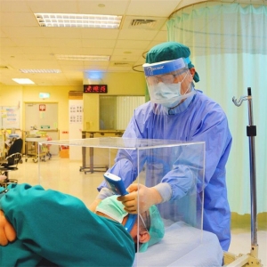 astucci di protezione in perspex con scatola per intubazione in aerosol acrilico trasparente 