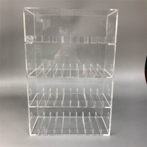 Plexiglass trasparente acrilico E-sigaretta vape casella di visualizzazione 