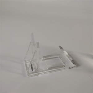 Rimuovibile piccolo stand display acrilico trasparente rack perspex 