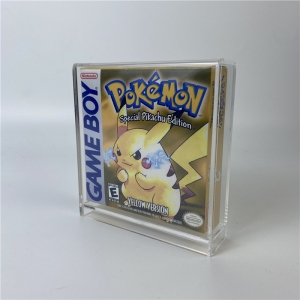Perspex all'ingrosso Pokemon GameBoy Custodia per videogiochi acrilici a colori 