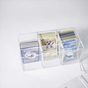 Acrilico inglese pokemon Acrilico Booster Box Display Case Box 
