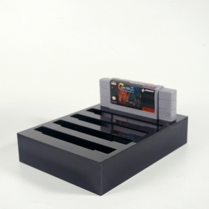 Espositore per cartucce di videogiochi retrò in acrilico nero Nintendo Game Boy 