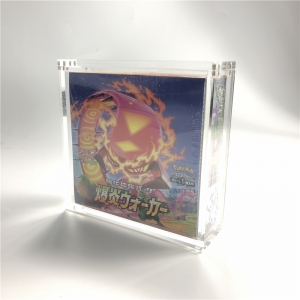 Custodia acrilica con coperchio magnetico giapponese Pokemon booster box 