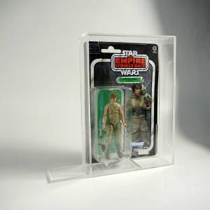 Custodia per figure di Star Wars in acrilico trasparente all'ingrosso con coperchio scorrevole 