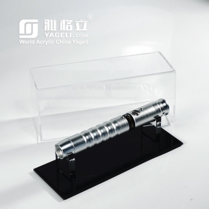 scatola espositore per spada laser in acrilico trasparente personalizzato
 
