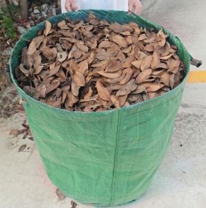 Sacchetti riutilizzabili per foglie di rifiuti da giardino 