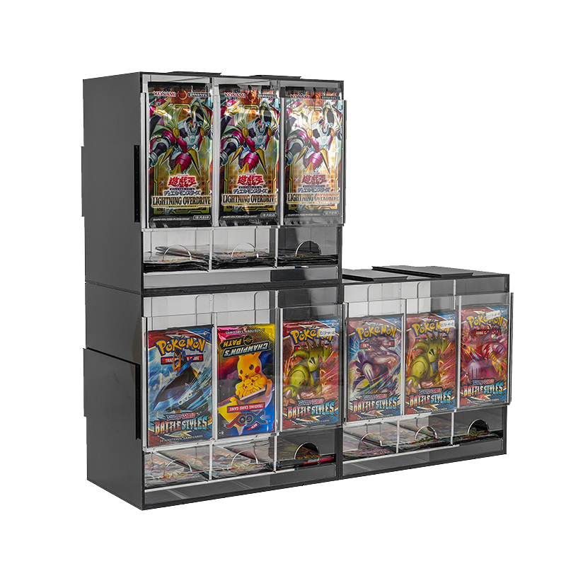 3-slot booster pack dispenser