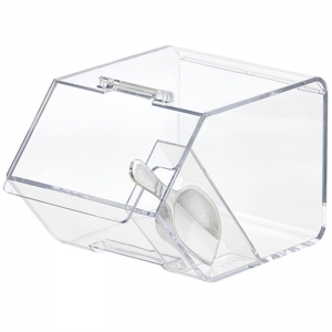 Scatola di latta di caramella trasparente per la caramella dolce del plexiglass della frutta 