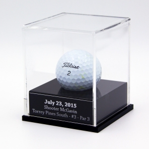 vetrina acrilica di vendita calda della sfera di golf 