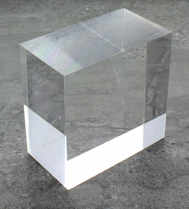 blocco acrilico trasparente solido - 2 