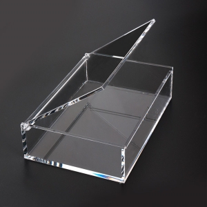scatola acrilica trasparente a forma quadrata yageli 