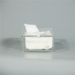 Scatola trasparente per tessuti acrilici per uso domestico 