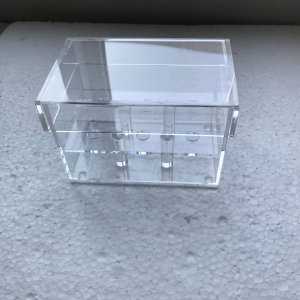 Scatola di visualizzazione impermeabile rettangolo acrilico trasparente 