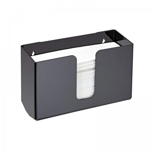 scatola di tovaglioli in acrilico nero all'ingrosso a buon mercato personalizzato 