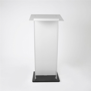 il dispositivo visualizza un leggio in podio acrilico personalizzato 