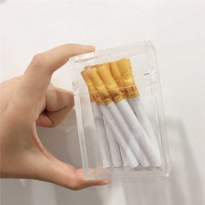 scatola per sigarette in acrilico