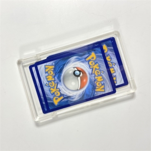 acrilico all'ingrosso Pokemon scatola porta tessere booster con magnetico coperchio 