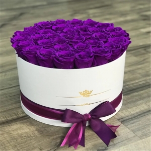 Scatole di fiori rotondi di carta di cartone Rose BOX San Valentino Giorno regalo fiorista 