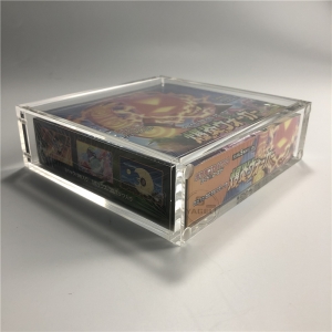 Custodia acrilica con coperchio magnetico giapponese Pokemon booster box 