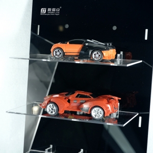 display per modellini di auto in acrilico
