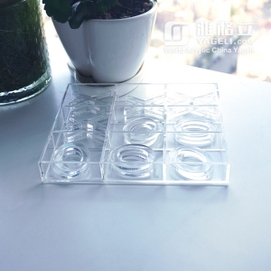 Lussuosi giochi da tavolo in acrilico lucite trasparente
 
