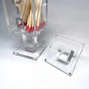 Porta besamim personalizzato Judaica Shabbat lucite match 