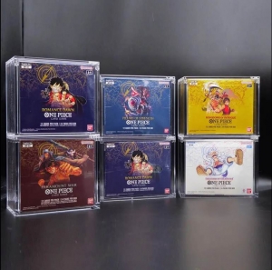 Protezione per scatola di booster TCG in acrilico in un unico pezzo 