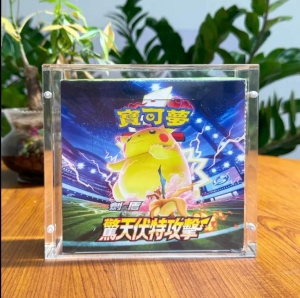 Scatola di booster acrilici giapponesi Pokemon all'ingrosso 