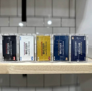Protezione per scatola di booster TCG in acrilico in un unico pezzo 