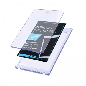 Porta carte One Touch magnetico trasparente 35 punti 