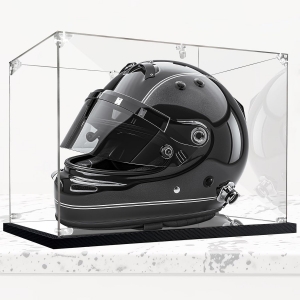 Vetrina del casco acrilico