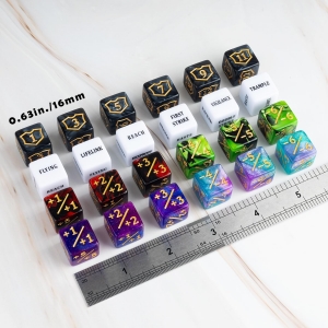 Dadi MTG da 63 pezzi per accessori da gioco per carte 