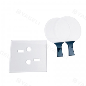 Set di paddle da ping pong in acrilico trasparente personalizzato 