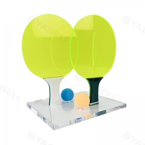 Set di racchette da ping pong in acrilico impermeabile