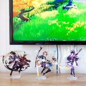 Figura in piedi in acrilico Genshin Impact 
