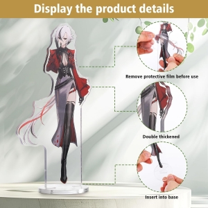 Stand in acrilico con personaggi realizzati dai fan 
