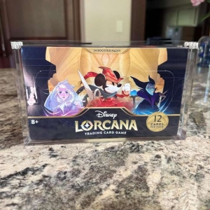 Lorcana booster booster boosk commerciale buick bard protector ceso acrilico 