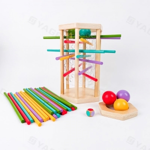 set da tavolo in legno bastoni che tirano il gioco 