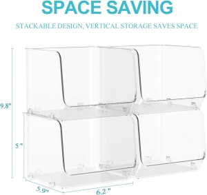 Confezione da 4 organizer da bagno da appoggio